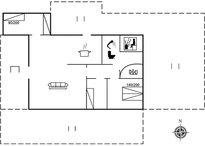 Gunvor - 1km From The Sea By Interhome Вайерс-Странд